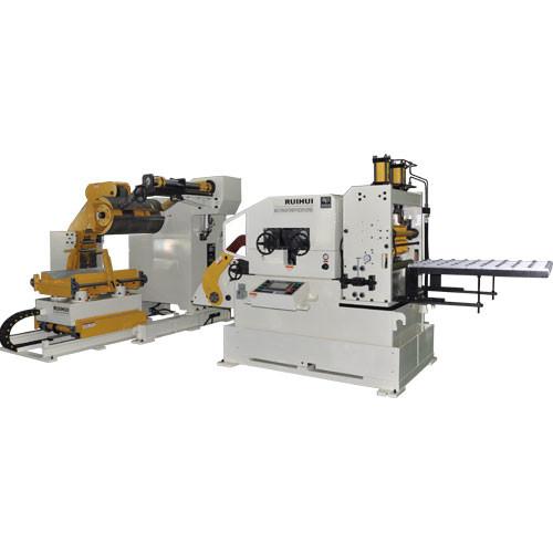Metal Strip Stamping Decoiler And Straightener Punch Blanking Upper And Lower Feeder