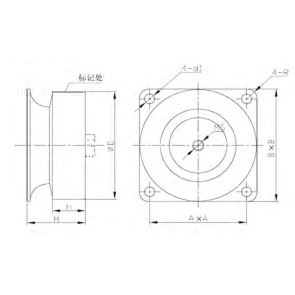 JZP-8.5 Rubber Shock Absorber for Energy & Mining Equipment