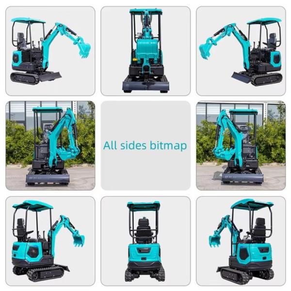1.2 Ton Mini Excavator Small Crawler Digger Customized Color For Building Construction