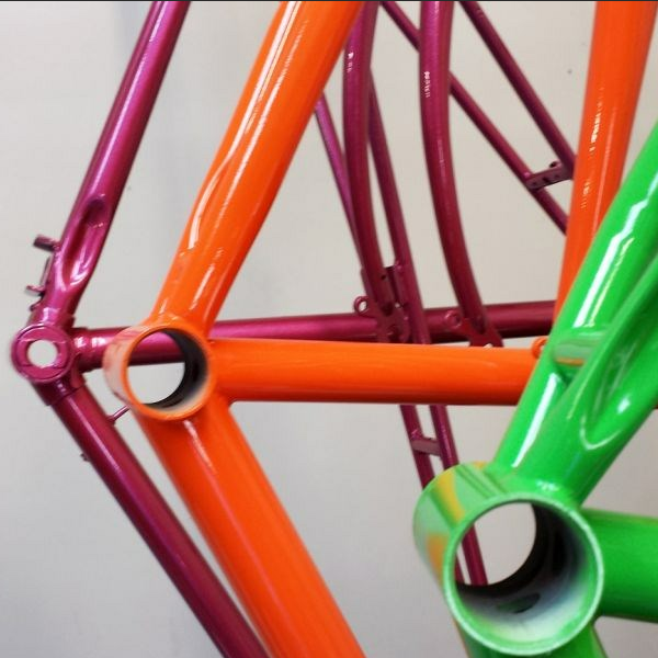 Pure Polyester Powder Coating Paint , Bicycle Powder Coating RAL Colors