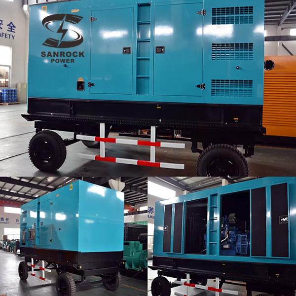 Générateur diesel à courant nominal de 500 kW Générateur électrique portable Silent Perkins