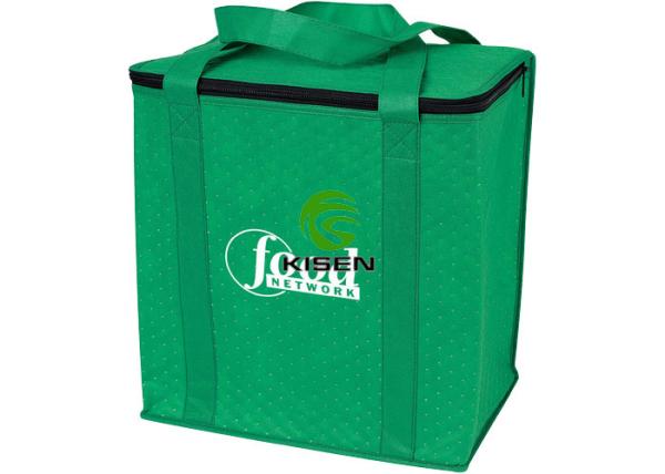 Oxford Polyester Lunch Bag With Logo , Aluminium Foil Lunch Cooler Bags For Adults