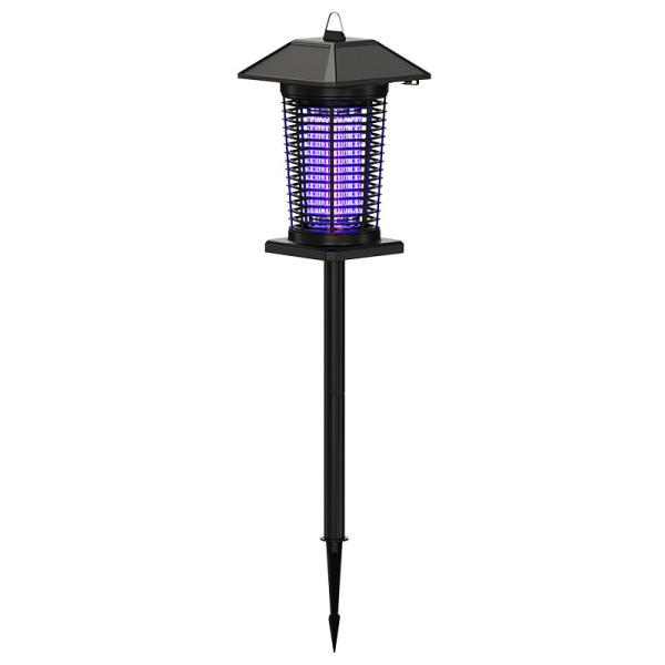 Solar Energy Mosquito Killer Lamp Outdoor Mosquito Killer UV Light With 360° Coverage