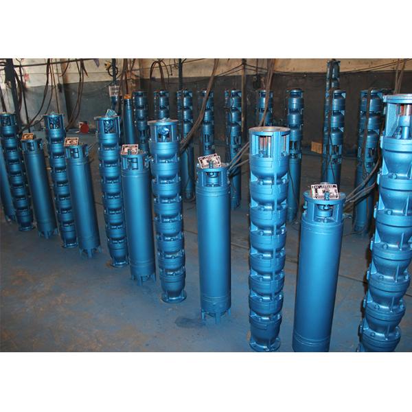 Bomba de água submersível de poço profundo de ferro fundido 45-110kw 18-1400m3/h Taxa de fluxo