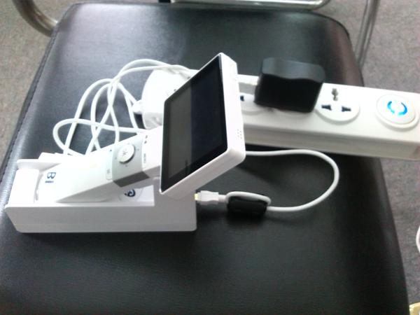 O Lcd monitora o Ophthalmoscope video do Otoscope de Digitas para a inspeção clínica do corpo humano