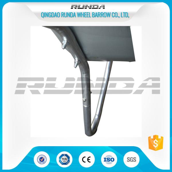 Industrail Heavy Duty Wheelbarrow 7 CUB , Garden Wheel Cart Galvanized Color