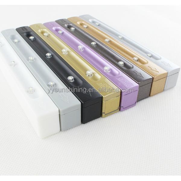 Battery 3*AAA Operated Gold Champagne LED Refrigerator Sensor Light for Drawer and Door