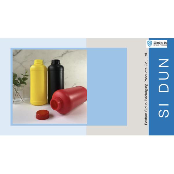 1000ml HDPE Plastic Container Ink Plastic Chemical Bottles Empty With Plastic Screw Cap