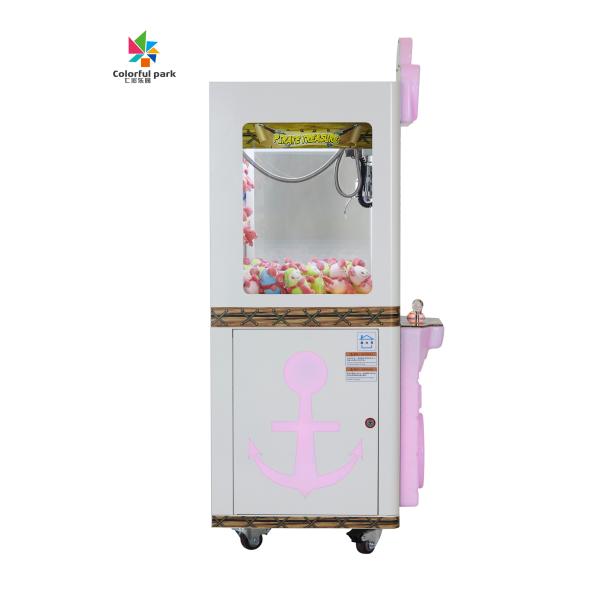 Plastic Claw Crane Machine Hydraulic Knuckle Boom Pirate Treasure Hunt Gift Machine