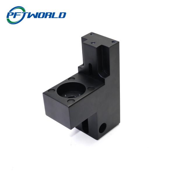 Las piezas de aluminio CNC de precisión con acabado anodizado negro