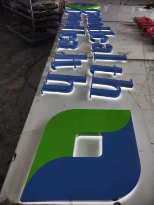 Aurora LED Backlit Channel Letter Signs 4000K-12000K 46mm Depth
