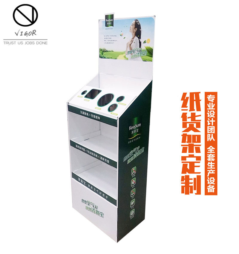 Commercial Sectional Display Furniture for Supermarket Advertising PVC Shelf Display