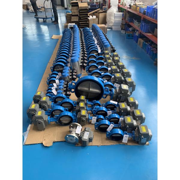 DN125 Электрический клапан типа переключателя Butterfly Valve Электрический клапан из углеродистой стали