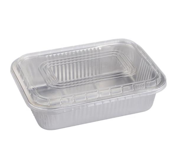 High Quality Disposable aluminium Foil Box Recutangle Take Away Food Foil aluminium Containers With foil lid