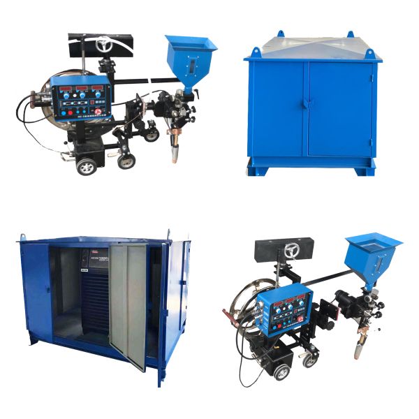 MZ-1250 Automatic Submerged Arc Welding welding Car with IGBT inverter for pipeline installation.