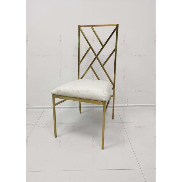 Оптовая свадьба нержавеющей стали стула партии мебели обедая стул