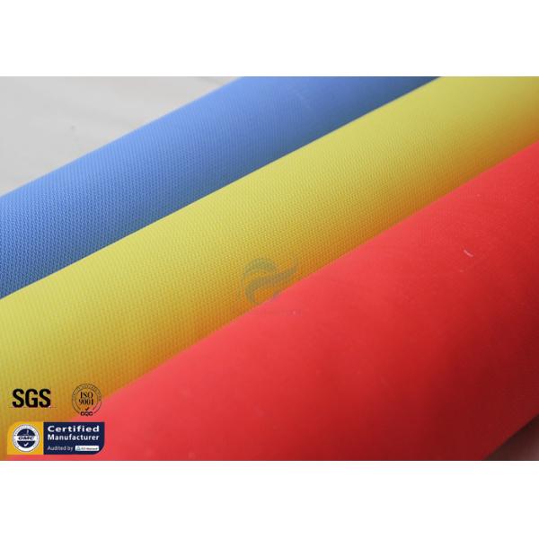Fiberglass Fire Blanket Red Acrylic 0.43MM 490G Satin Welding Safety Fabric