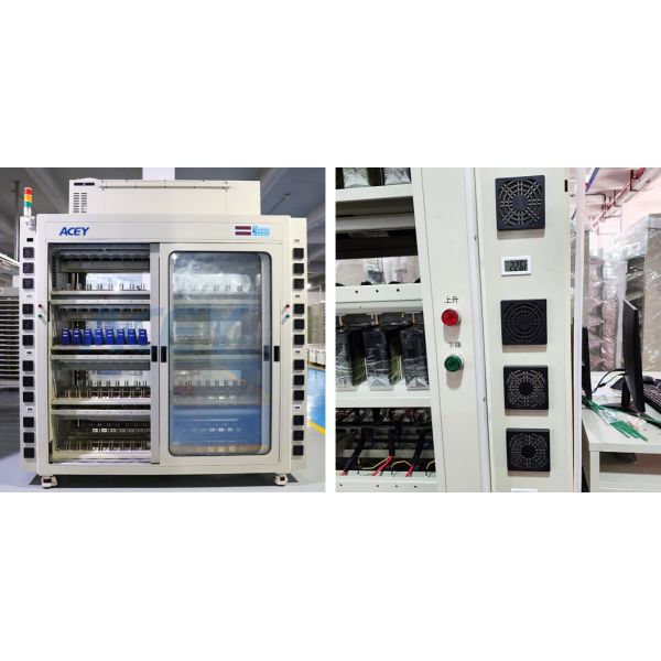 Thermostatic Capacity Prismatic Battery Cell Tester Grading Machine 5V 30A 128 Channel