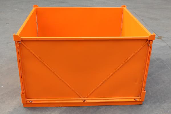 Foldable 2T Electro Zinc Plated Collapsible Metal Cage