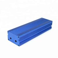 Peças de dissipador de calor de alumínio anodizado em cores ISO 9001 Usinagem CNC