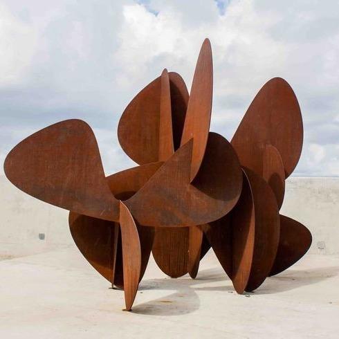 Abstract Outdoor Decorative Corten Custom Rusty Sculpture