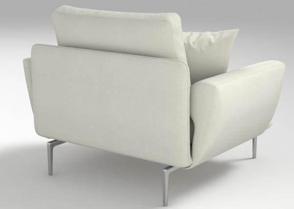 Aluminum 6 People Backyard Lounge 1.25CBM Outdoor Sofa Set
