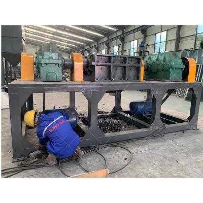 3700T Peso Resíduos industriais totalmente automáticos Madeira madeira palete de madeira triturador de eixo duplo