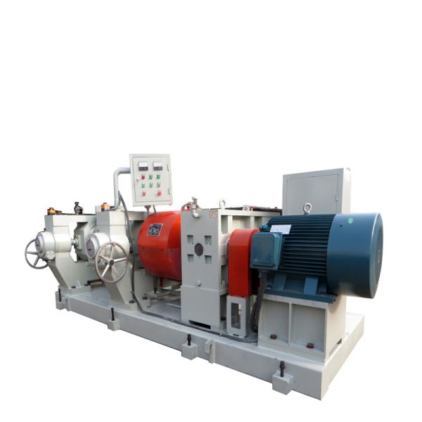 Reclaimed Rubber Refiner Machine with Overload Protection Chilled Cast Iron Rolls and Emergency Stop Mechanism