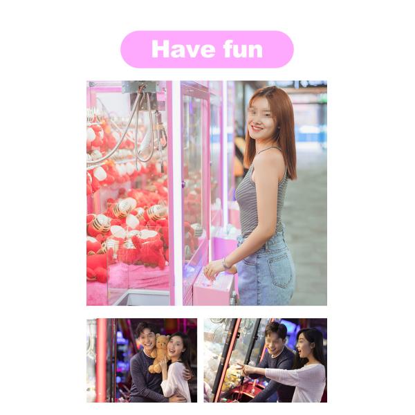 Rubik 'S Cube Coin Operated Claw Crane Game Machine 150W Four Player