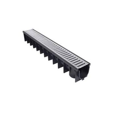 A15 	Plastic Drainage Channel / Polypropylene Channel With Galvanzied Steed Grating