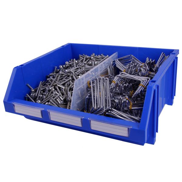 Multi Function Hanging Bins Plastic Storage Bins Custom Logo Industrial Stacking Box