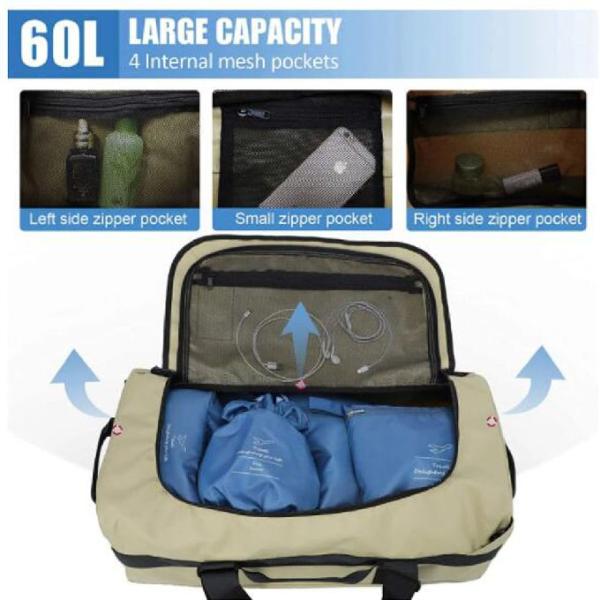 Duffel рюкзака Multi функции на открытом воздухе водоустойчивый обратимый для перемещения