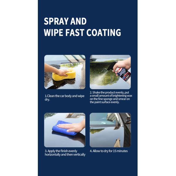 Lámina láser para limpieza de automóviles pintura de cuidado de automóviles cera Resistencia a manchas 250g