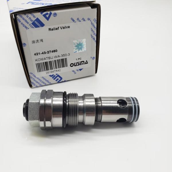 421-43-27460 Hydraulic Relife Valve For Komatsu Loader WA350-3