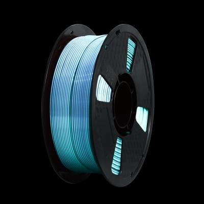 High Speed Silky Finish Dual Color 3D Printer Filament PLA 1.75mm 1kg Multiple Colors Spool