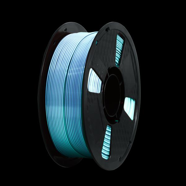 High Speed Silky Finish Dual Color 3D Printer Filament PLA 1.75mm 1kg Multiple Colors Spool