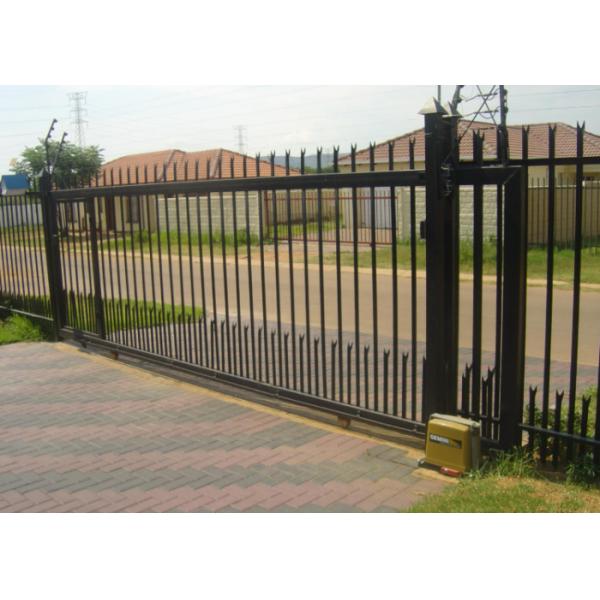 Hot-Dip Galvanized Steel Palisade Fencing for High-Security Perimeter