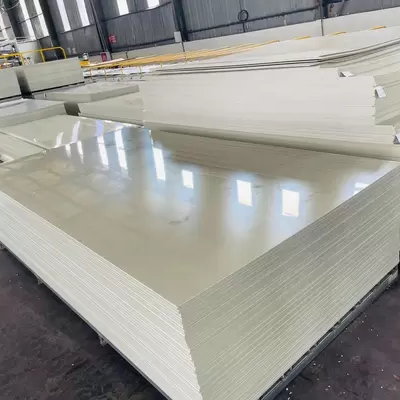 Industrial White Hard High Temp Plastic Sheet Polyphenylene Sulfide Material
