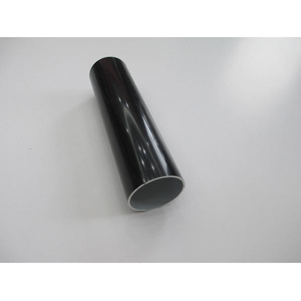 Dia 80mm Aluminum Tube Profiles Thickness 1.2mm Black Power Coating Anti Corrosion
