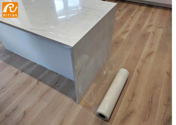 Anti Scratch Protective Film Clear Sticky Back Plastic Adhesive Film PE Surface Protective Film