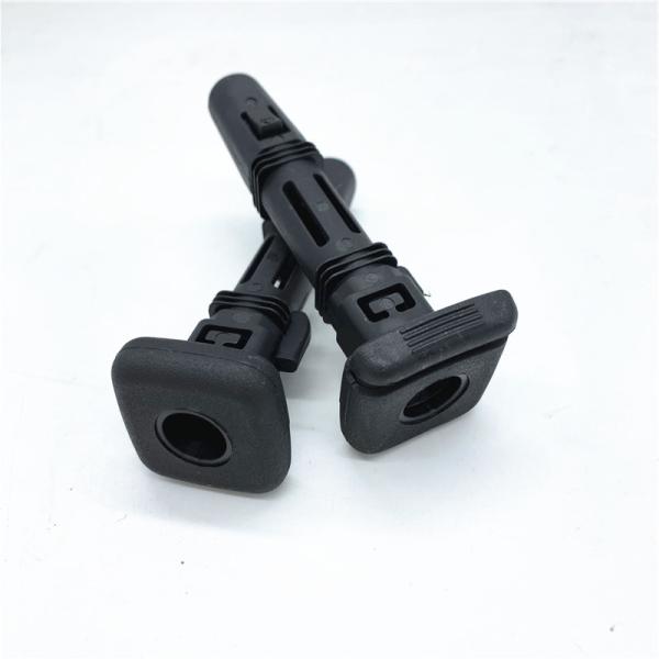 HS-HG12 Headrest Slot Socket Guide Tube With Release Button Gray