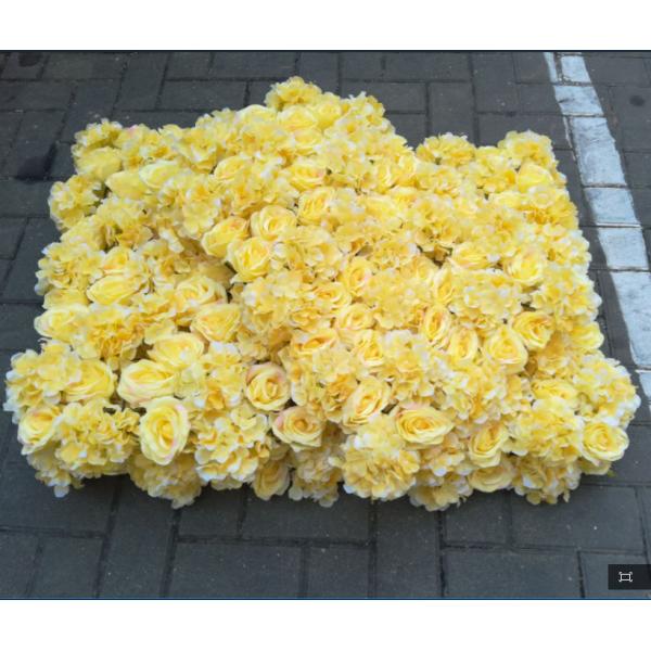UVG wedding decoration wholesale gridding artificial flower wall for stage backdrop decoration CHR1147
