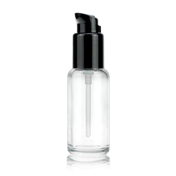 Da garrafa líquida cosmética da fundação do vidro do círculo de 30 Ml recipiente de vidro perfeito para as mulheres F129