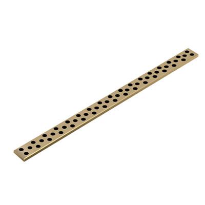 Oilless Self Lube Wear Plates Graphite plugged bronze wear plates C954 with Graphite plugs Standard Size