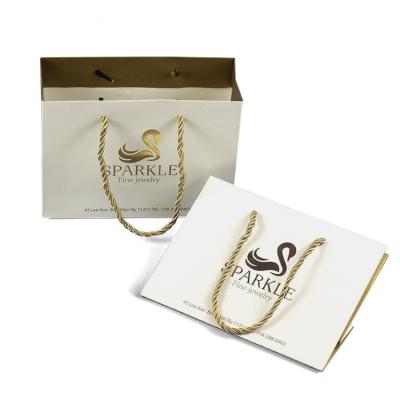 Sacos de papel impressos personalizados para sapatos de compras