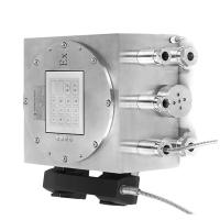 Telefone industrial 12V IP68 com ecrã LCD e cabo de 1,5m