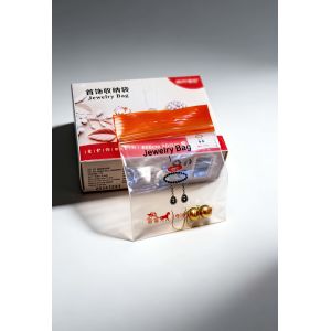 PE Self-Sealing Resealable Transparent Plastic Food Sealed Packaging Bag Jewelry Storage Waterproof Customizable