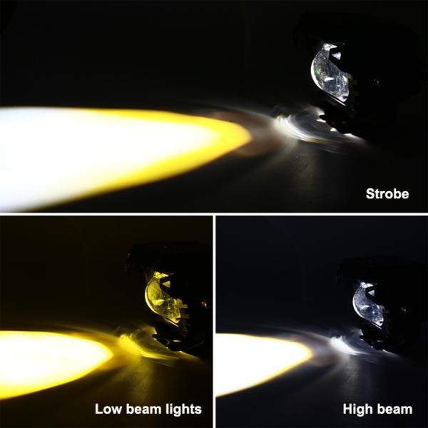 12-80V LED Spot Light for Motorcycle Fog Lights Project Custom Modification