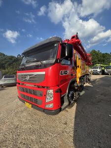 強度鋼鉄ブーム使用 Sany コンクリートポンプ車 Volvo シャーシ 信頼性 SYM5533THB