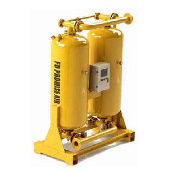 Continuous Drying Adsorption Air Dryer Heatless Regeneration Deep Dew Point -20